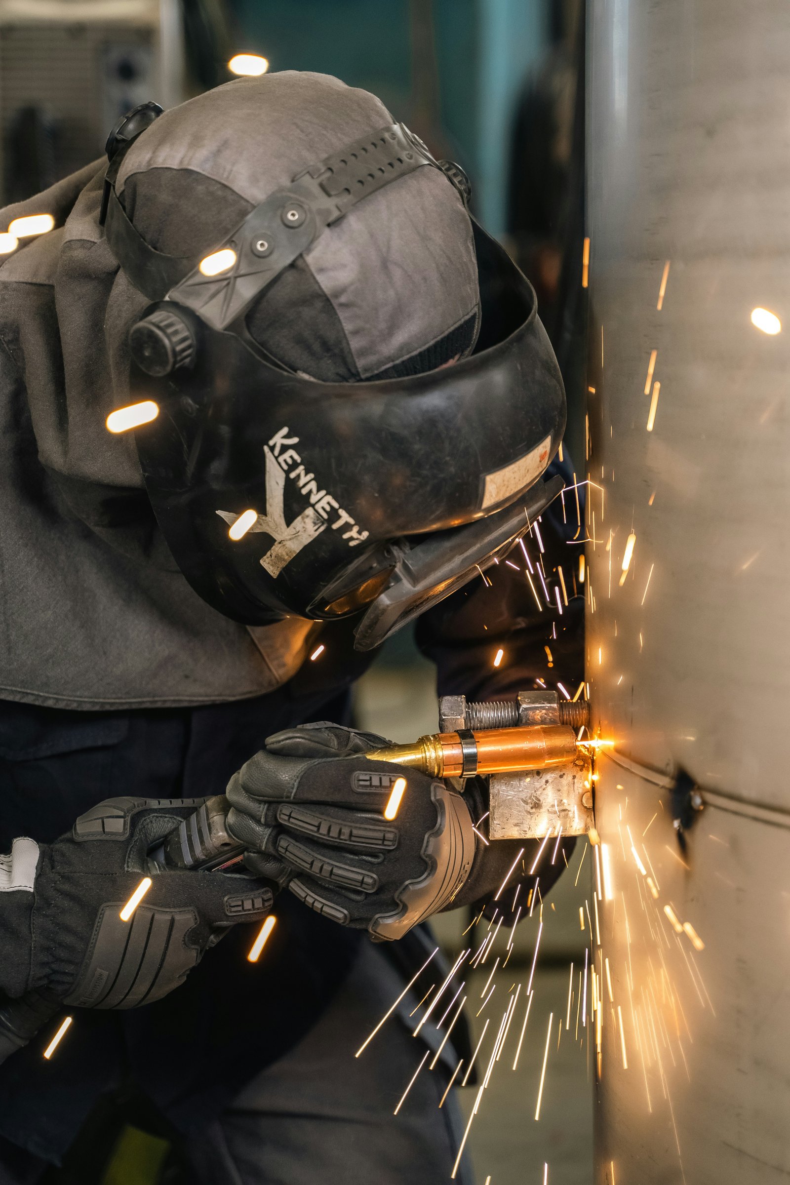 Un sudor in timpul lucrului